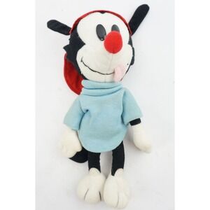 GC Yakko Warner Animaniacs Plush Toy 1994 Dakin Warner Bros Red Hat Blue Shirt